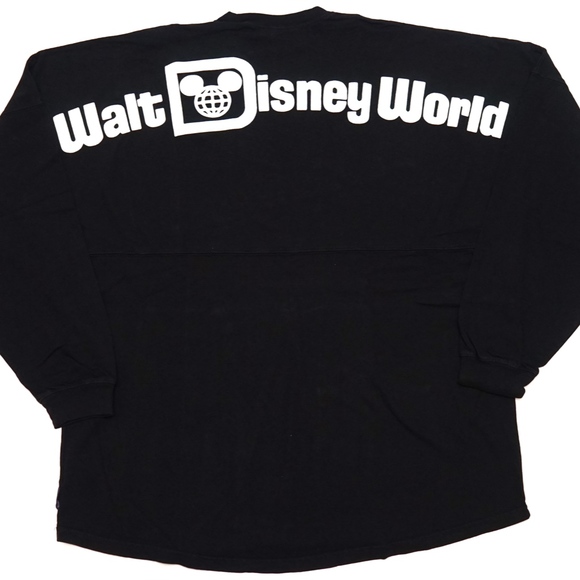 Disney Tops - Disney Black & White Long Sleeve Spirit Jersey